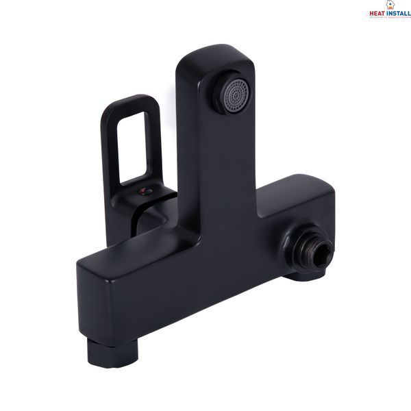 Змішувач для ванни Lidz Wawel 006 (з душовим гарнітуром) (k35) LDWAW006BLA45393 Black SD00051517 фото