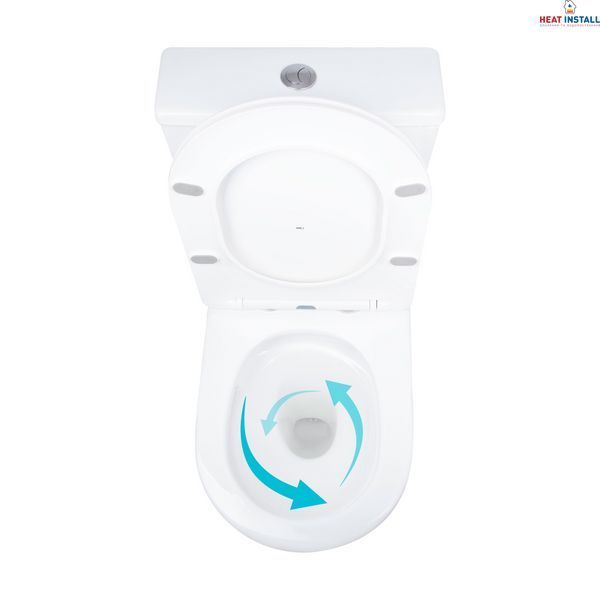Унітаз підлоговий Qtap Vlasta Ultra Quiet безобідковий з сидінням Soft-close WHITE QT28228300W SD00052619 фото