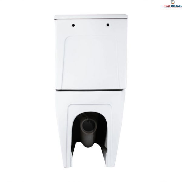 Унітаз підлоговий Qtap Vlasta Ultra Quiet безобідковий з сидінням Soft-close WHITE QT28228300W SD00052619 фото