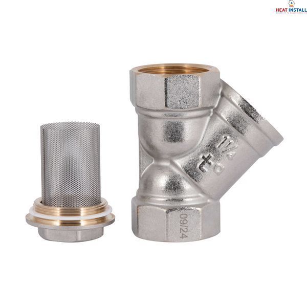 Фільтр грубої очистки Thermo Alliance Standart 1&nbsp;1/4"ВВ нікель для води косий TAS124W32 SD00053375 фото