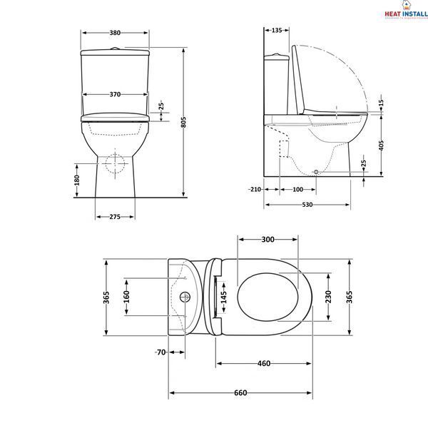 Унітаз підлоговий Qtap Vlasta Ultra Quiet безобідковий з сидінням Soft-close WHITE QT28228300W SD00052619 фото