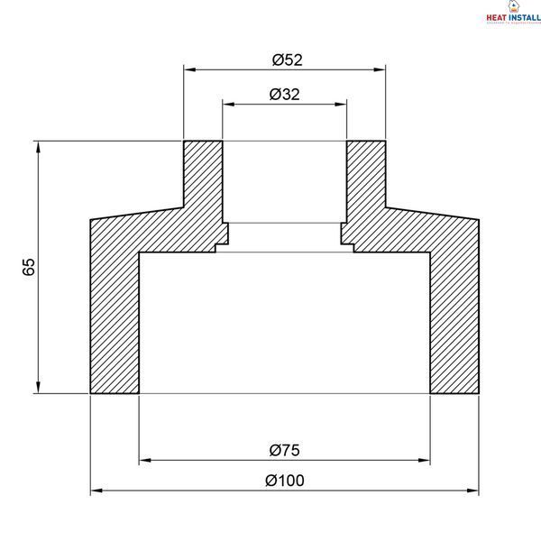 Муфта PPR Thermo Alliance 75х32 SD00029317 фото
