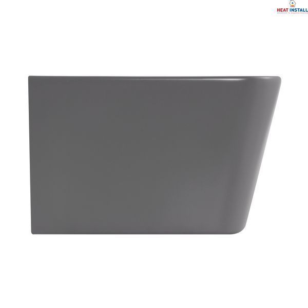 Біде підвісне Qtap Tern 520x350x330 мм, Stone grey QT17551303GSG SD00054293 фото