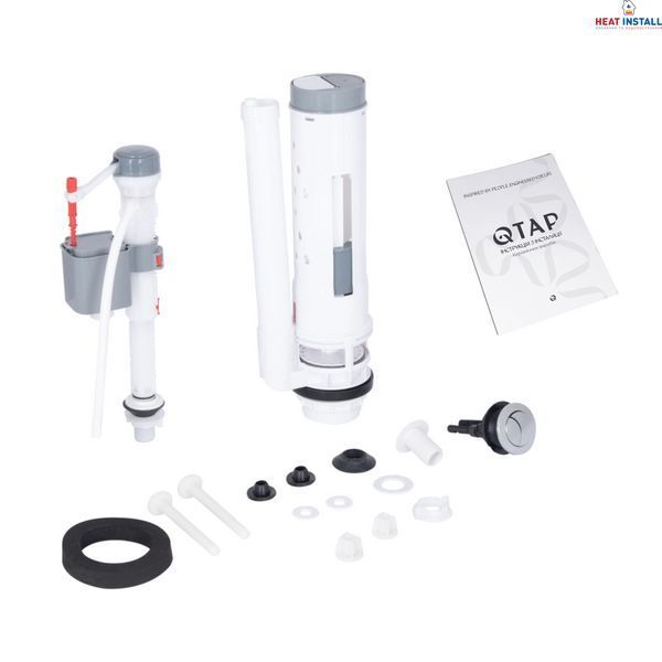 Унітаз підлоговий Qtap Vlasta Ultra Quiet безобідковий з сидінням Soft-close WHITE QT28228300W SD00052619 фото