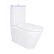 Унітаз підлоговий Qtap Vlasta Ultra Quiet безобідковий з сидінням Soft-close WHITE QT28228300W SD00052619 фото 1