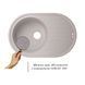 Кухонна мийка Lidz 780x500/200 GRA-09 (LIDZGRA09780500200) SD00039795 фото 4