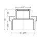 Ніпель Thermo Alliance Standart 1&nbsp;1/4"х1" ЗР SD4083225 SD00047824 фото 2
