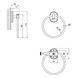 Тримач для рушника Lidz Oreo 0305 D-135 LDORE0305CRM22162 Chrome SD00028259 фото 3
