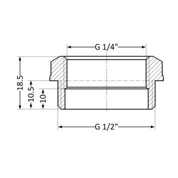 Футорка Thermo Alliance Standart 1/2"х1/4" ЗВ SD423156 SD00047900 фото