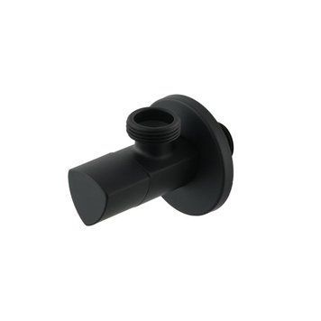 Кран приладовий кутовий Raftec Relo Black 1/2"x3/4" VKB80102 99351 фото