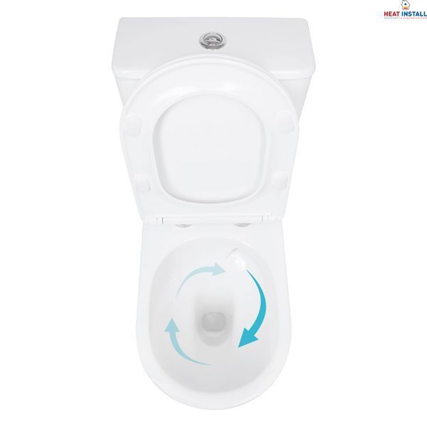 Унітаз підлоговий Qtap Evia Ultra Quiet 630&times;350&times;795 мм з сидінням Soft-close, White QTEVI27W49258 SD00055382 фото