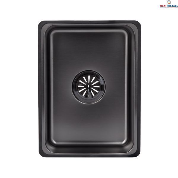 Lidz Handmade H7545B Мийка для кухні інтегрована Decor Black PVD Honeycomb 3,0/1,0 мм LDH7545BDECPVD48373 SD00054497 фото