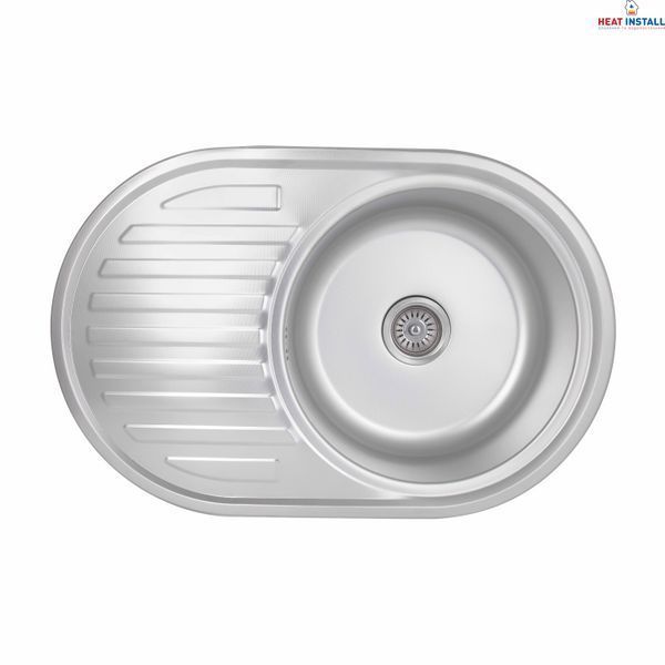 Кухонна мийка Brinex 7750 0,8 мм Micro Decor (BRIN7750MDEC08) SD00054095 фото