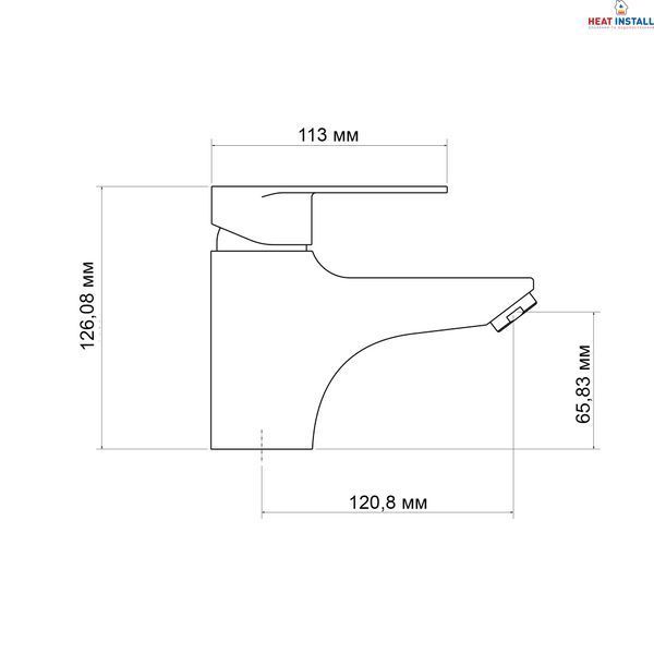 Змішувач для раковини Lidz Tani 001F1 (k40) LDTAN001F1CRM44957 Chrome SD00051081 фото