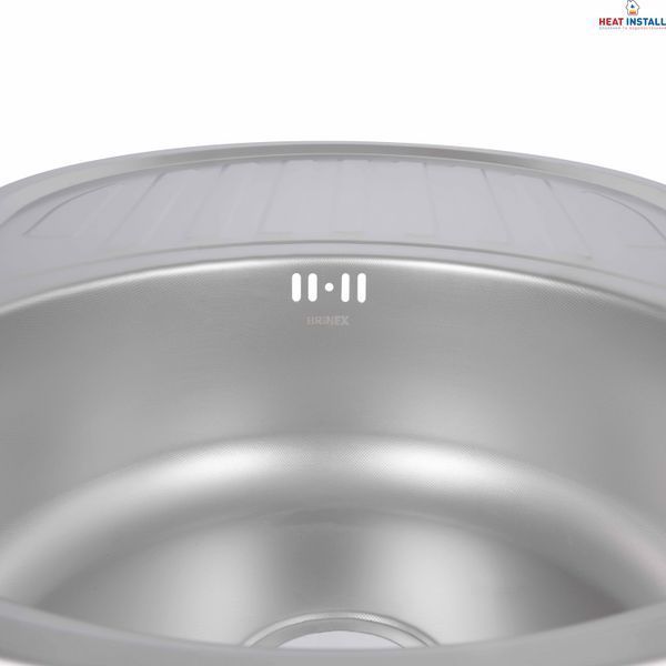 Кухонна мийка Brinex 7750 0,8 мм Micro Decor (BRIN7750MDEC08) SD00054095 фото