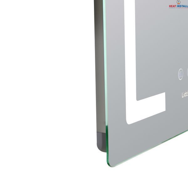 Дзеркало Lidz Kubis (KU2) 500х800 з LED-підсвічуванням Touch, з антизапотіванням, з димером, рег. яскравості LD78LF936508048448 SD00054572 фото