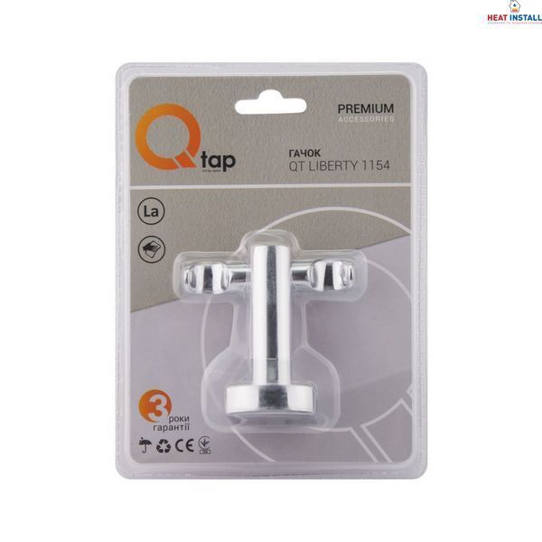 Гачок Qtap Liberty подвійний QTLIBCRM1154 Chrome SD00031274 фото