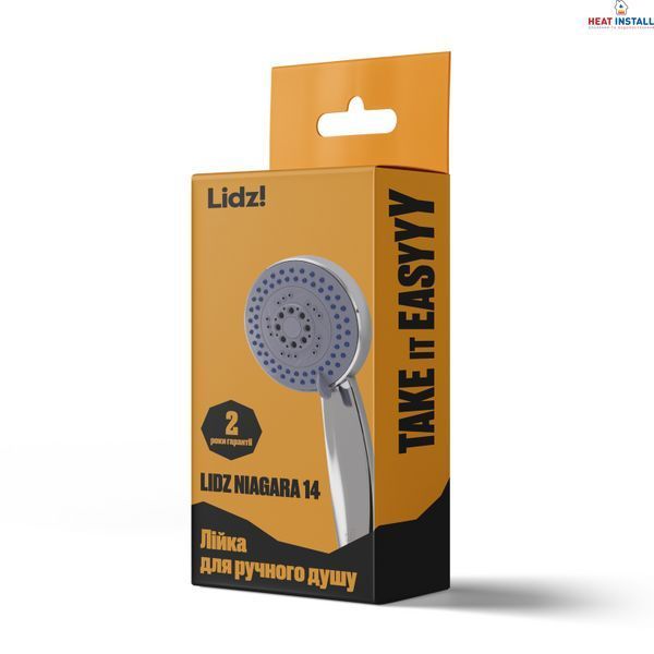 Лійка для ручного душу Лейки Lidz Niagara 14 95 мм округла LDNIA14CRM35465 Chrome SD00041569 фото