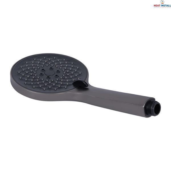 Змішувач для ванни Qtap Vlasta New (з душовим гарнітуром) QTVLA259GMB45643 Gunmetal Black PVD SD00051767 фото