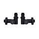 Комплект кранів Thermo Alliance Standart 1/2" чорний, для рушникосушарки кутовий SF395W15HEB SD00051862 фото 2
