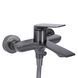 Змішувач для ванни Qtap Vlasta New (з душовим гарнітуром) QTVLA259GMB45643 Gunmetal Black PVD SD00051767 фото 2