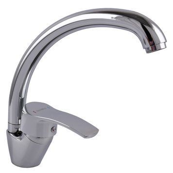 Змішувач для кухні Globus Lux QUEENSLAND GLQU-0203S латунь на гайці(картридж Sedal) 000010061 фото