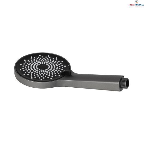 Лійка для ручного душу Lidz Niagara 32 120 мм округла LDNIA32GRP48536 Graphite SD00054660 фото