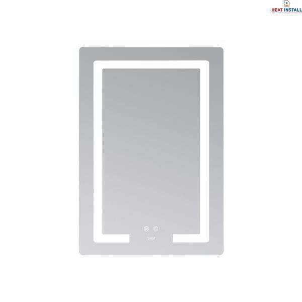 Дзеркало Lidz Kubis (KU2) 600х800 з LED-підсвічуванням Touch, з антизапотіванням, з димером, рег. яскравості LD78LF937608048449 SD00054573 фото