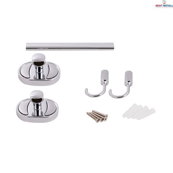 Тримач для рушника Lidz Oreo 0802 2 гачка LDORE0802CRM22173 Chrome SD00028270 фото