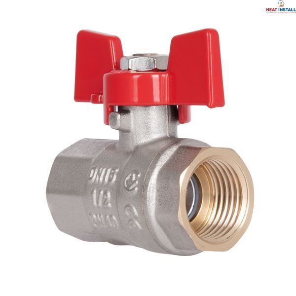 Кран кульовий Thermo Alliance Standart 1/2" ВР для води (метелик) SD602NW15PN40 SD00021323 фото