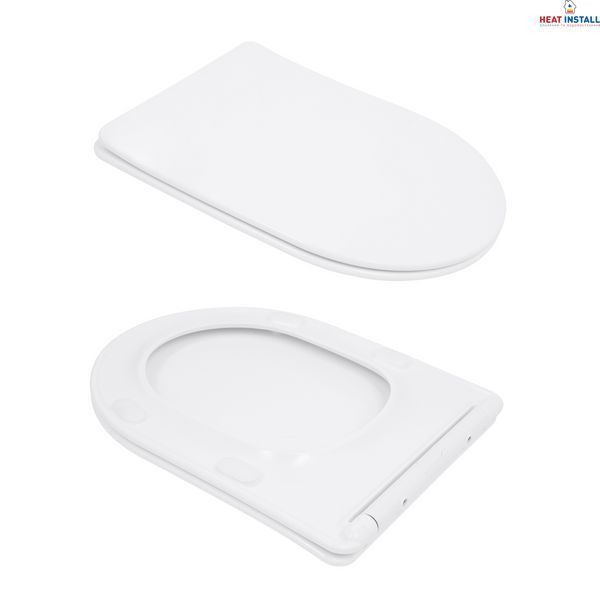 Унітаз підлоговий Qtap Arvin Ultra Quiet 630&times;350&times;795 мм з сидінням Soft-close, White QTARV27W49259 SD00055383 фото