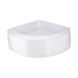 Душова кабіна Latwa SC80x80.SAT.MID.FR полукругла, скло Frost 4 мм + Душовий піддон KAPIELKA ST80x80x26, з панеллю Lidz SD00050785 фото 9