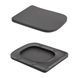 Унітаз підвісний Tern Ultra Quiet 490&times;365&times;325&nbsp;мм, Anthracite, з сидінням Slim Duroplast / Soft-close / Quick Release QT17332303ASAN Qtap SD00054288 фото 8