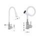 Змішувач для кухні Lidz Aria 015F31 з гнучким виливом (k35) LDARI015F31WNK36981 White / Nickel SD00043084 фото 3