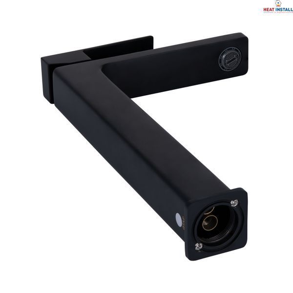 Змішувач для раковини Qtap Gemini високий QTGEM269BLM45678 Black Matt SD00051802 фото