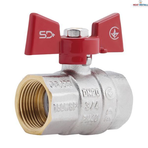 Кран кульовий Thermo Alliance Standart 3/4" ВР для води (метелик) SD602NW20PN40 SD00021324 фото