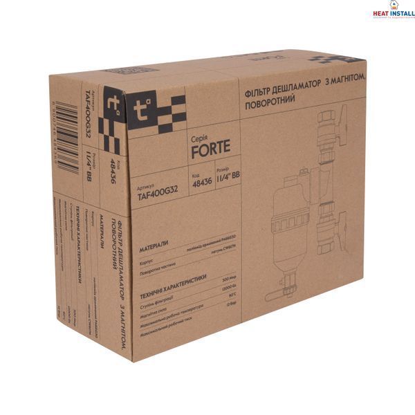 Фільтр-дешламатор Thermo Alliance Forte 1&nbsp;1/4", поворотний (магнітний шламоуловлювач) TAF400G32 SD00054560 фото