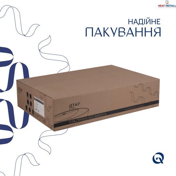 Раковина-чаша Qtap Scorpio 550х390х120 White QT14112243WN SD00052894 фото