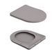 Унітаз підвісний Robin Ultra Quiet 490&times;365&times;325 мм, Stone Grey, з сидінням Slim Duroplast / Soft-close / Quick Release QT13332381АSSG Qtap SD00054282 фото 8