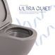 Унітаз підвісний Robin Ultra Quiet 490&times;365&times;325 мм, Stone Grey, з сидінням Slim Duroplast / Soft-close / Quick Release QT13332381АSSG Qtap SD00054282 фото 5