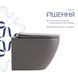 Унітаз підвісний Robin Ultra Quiet 490&times;365&times;325 мм, Stone Grey, з сидінням Slim Duroplast / Soft-close / Quick Release QT13332381АSSG Qtap SD00054282 фото 4