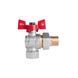 Кран кульовий "Американка" Thermo Alliance Standart 1/2" ВЗ кутовий SD222NW15PN40 SD00021424 фото 3
