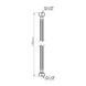 Шланг для води Thermo Alliance Standart 120 см NYLON 1/2"x1/2" ВВ TAS387W120 SD00052982 фото 5