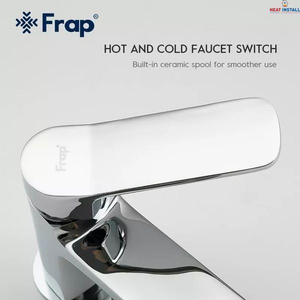 Змішувач для умивальника Frap F1061, хром 1042379 фото