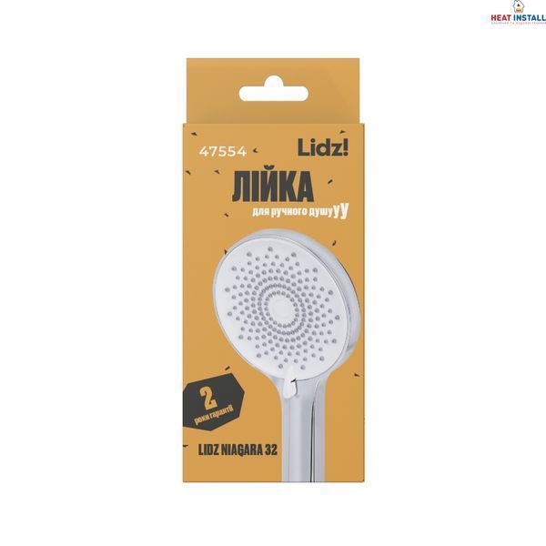 Лійка для ручного душу Lidz Niagara 32 120 мм округла LDNIA32CRM47554 Chrome SD00053678 фото