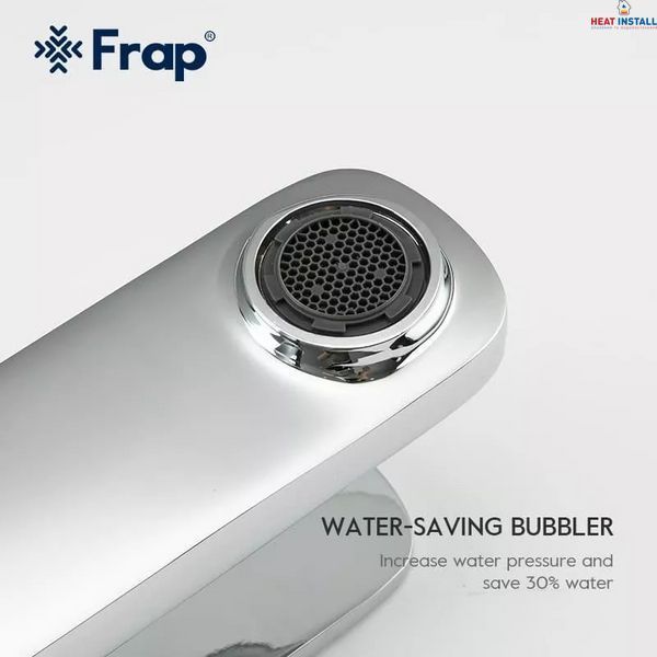 Змішувач для умивальника Frap F1061, хром 1042379 фото