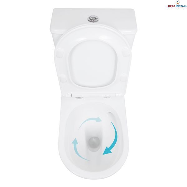 Унітаз підлоговий Qtap Leo Ultra Quiet 620&times;355&times;790 мм з сидінням Soft-close, White QTLEO27W49261 SD00055385 фото