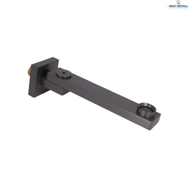 Вилив Qtap (59,4x59,4x247) для душової системи прихованого монтажу Gemini Gunmetal Black PVD QTGEM594594247GMB50130 SD00056254 фото